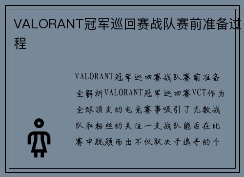 VALORANT冠军巡回赛战队赛前准备过程 VALORANT冠军巡回赛战队赛前准备过程